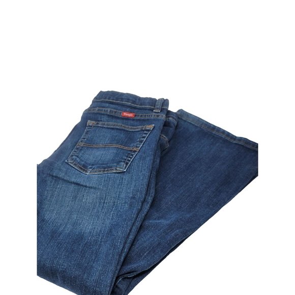 Wrangler Boys Denim Blue‎ Jeans Boot Cut Size 14 Husky - Picture 1 of 7